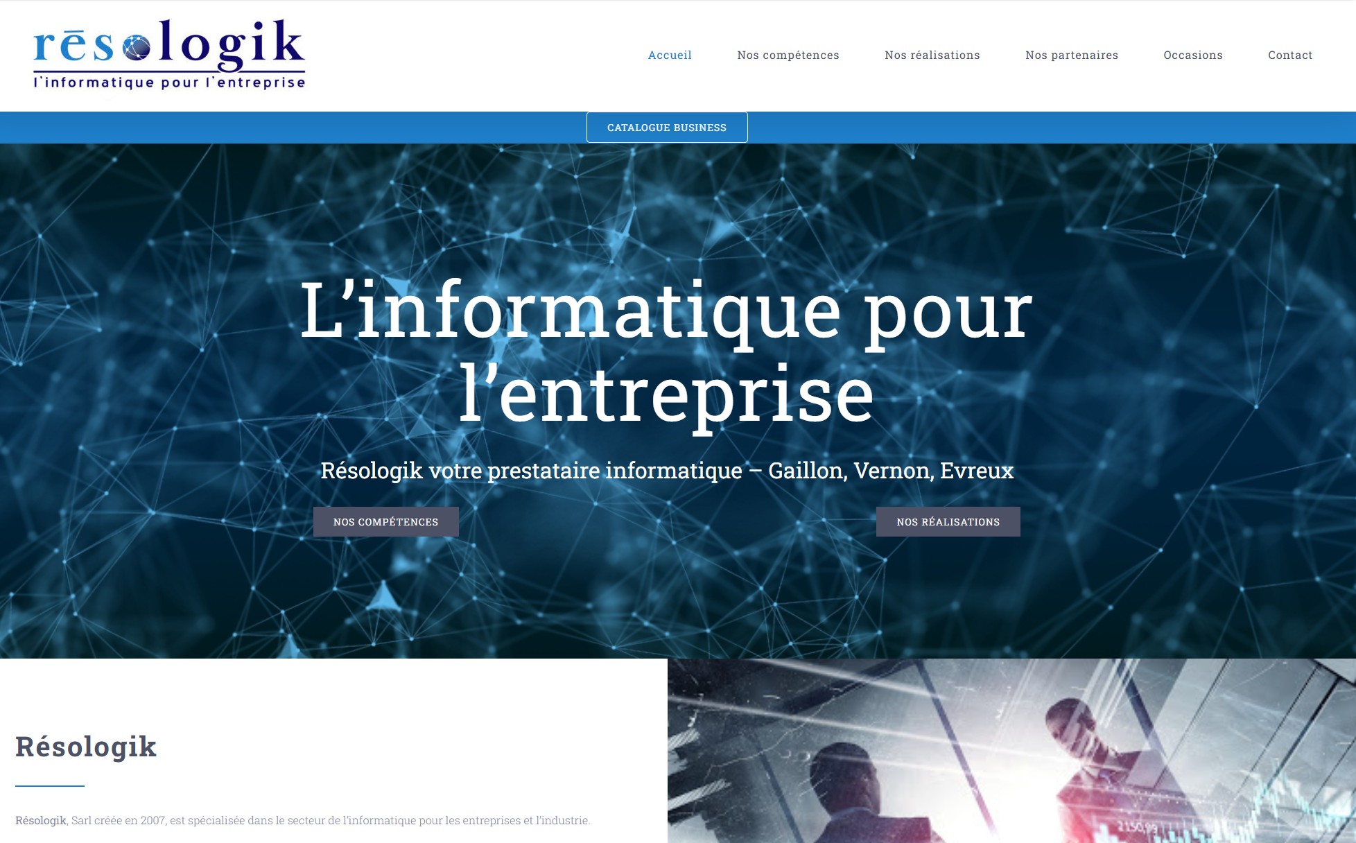 réalisation site vitrine PME